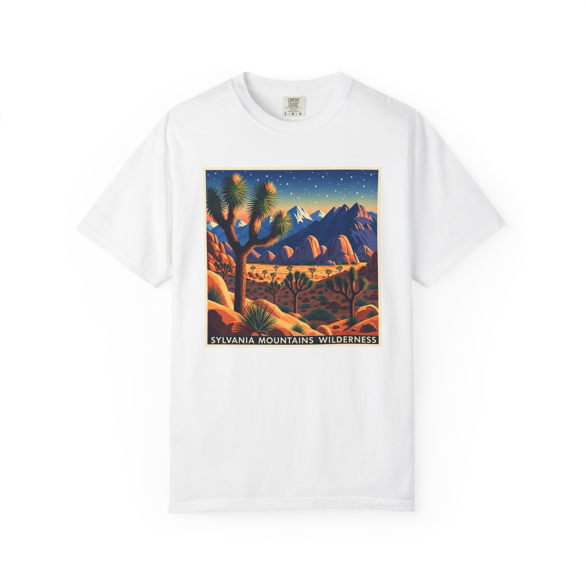 Sylvania Mountains Wilderness WPA Style Unisex T-shirt