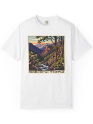 Rough Mountain Wilderness WPA Style Unisex T-shirt