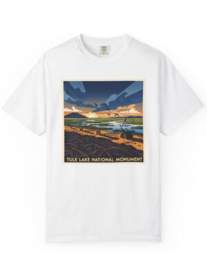 Tule Lake National Monument WPA Style Unisex T-shirt
