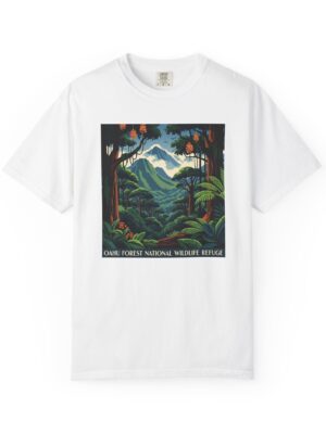 Oahu Forest National Wildlife Refuge WPA Style Unisex T-shirt