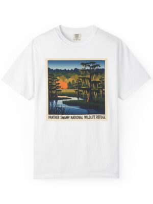 Panther Swamp National Wildlife Refuge WPA Style Unisex T-shirt