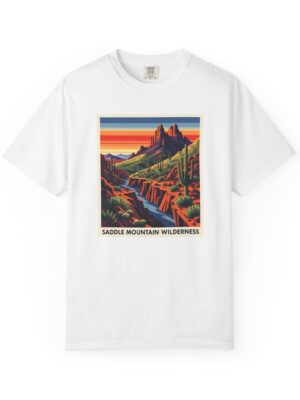 Saddle Mountain Wilderness WPA Style Unisex T-shirt