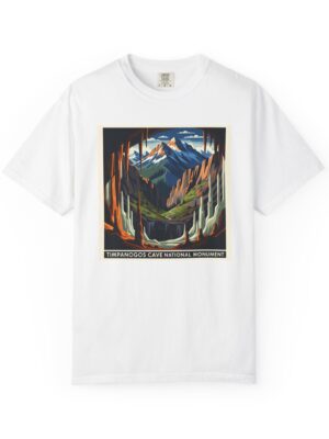 Timpanogos Cave National Monument WPA Style Unisex T-shirt