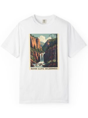 Raven Cliffs Wilderness WPA Style Unisex T-shirt