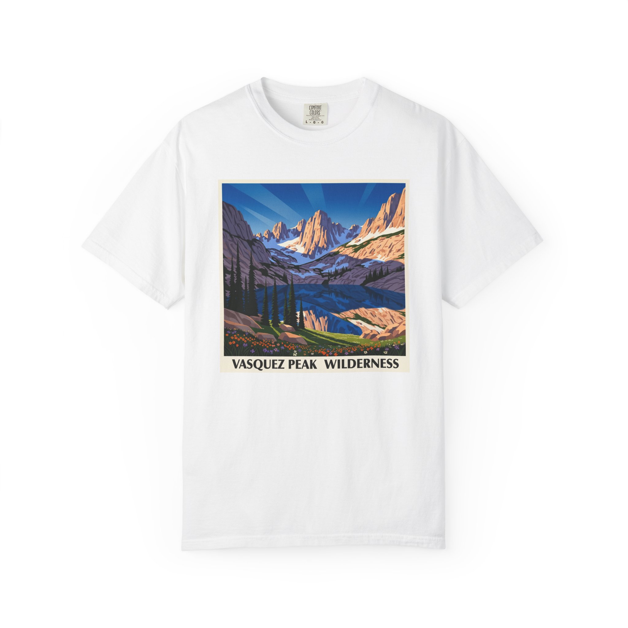 Vasquez Peak Wilderness WPA Style Unisex T-shirt