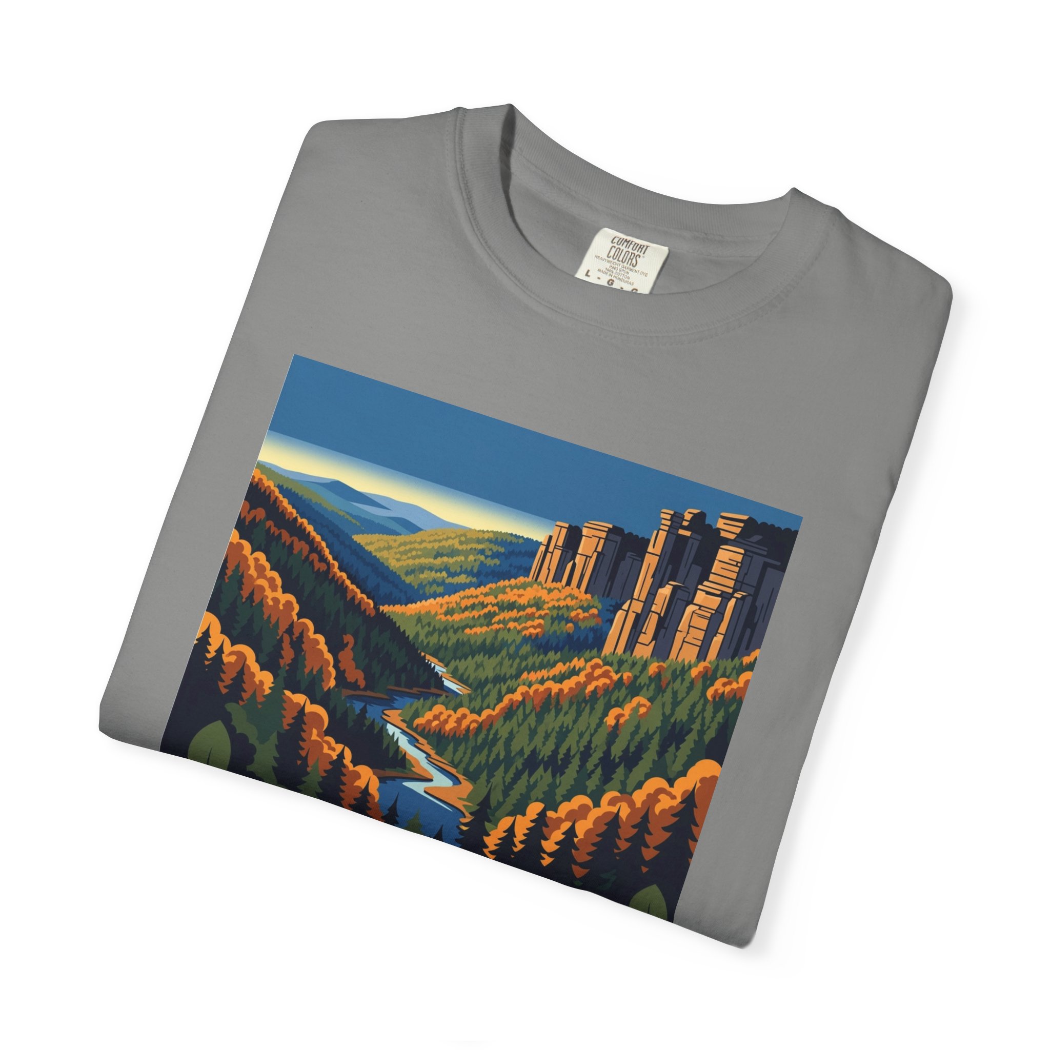 Wayne National Forest WPA Style Unisex T-shirt - Image 9