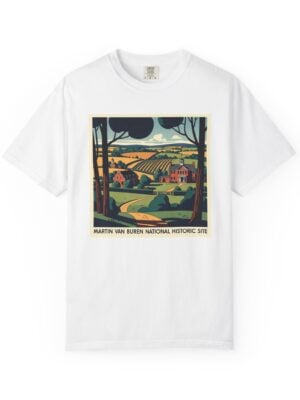 Martin Van Buren National Historic Site WPA Style Unisex T-shirt