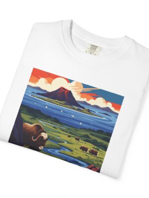 Nunivak Wilderness WPA Style Unisex T-shirt