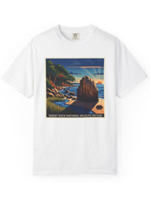 Target Rock National Wildlife Refuge WPA Style Unisex T-shirt