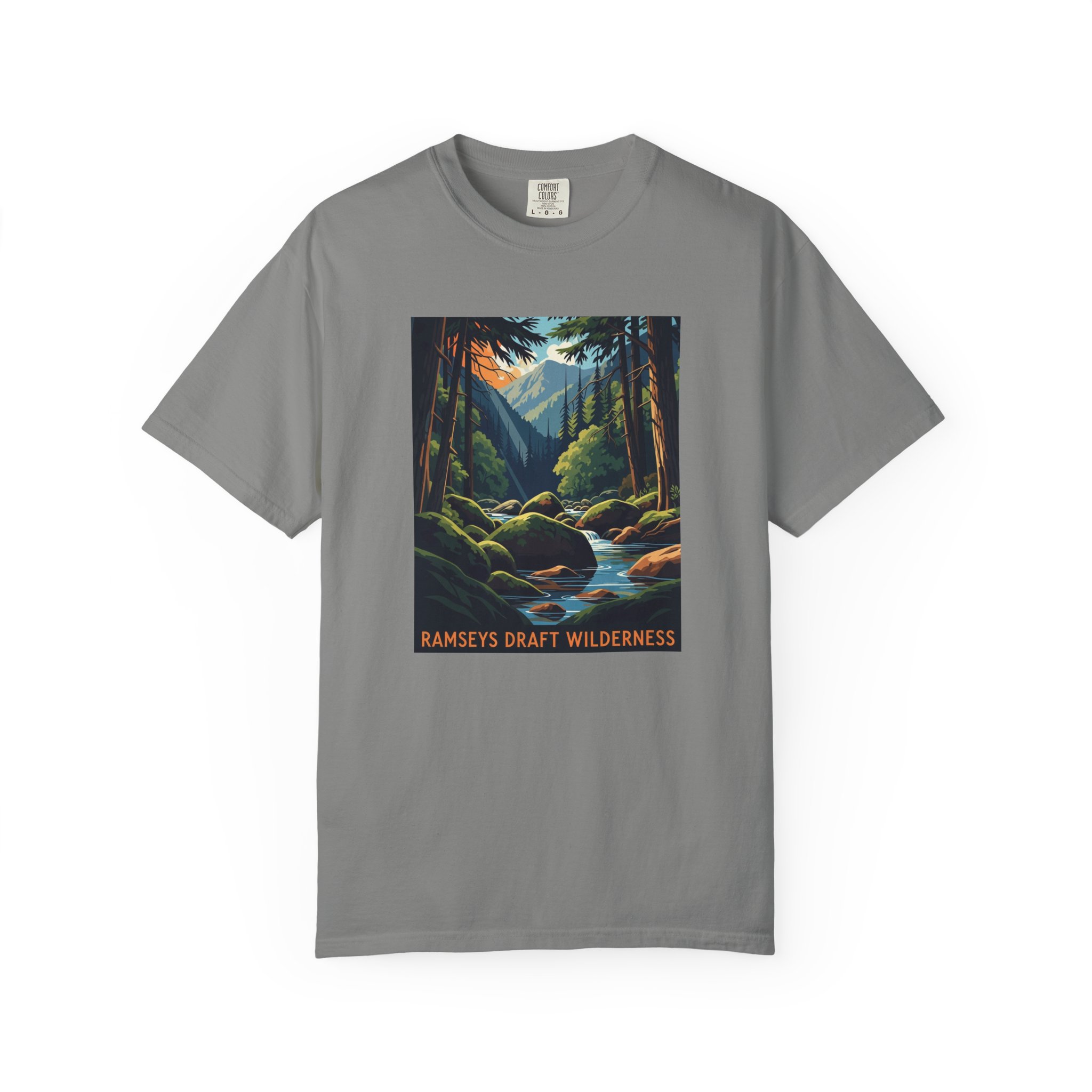 Ramseys Draft Wilderness WPA Style Unisex T-shirt - Image 7