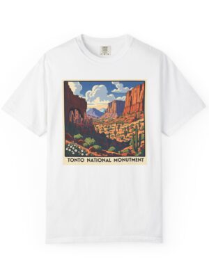 Tonto National Monument WPA Style Unisex T-shirt