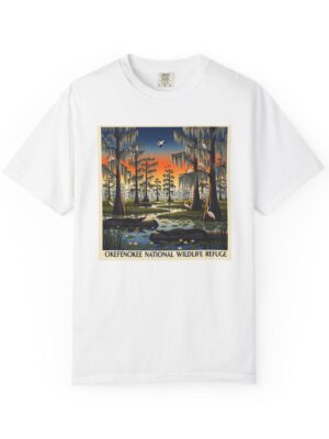 Okefenokee National Wildlife Refuge WPA Style Unisex T-shirt