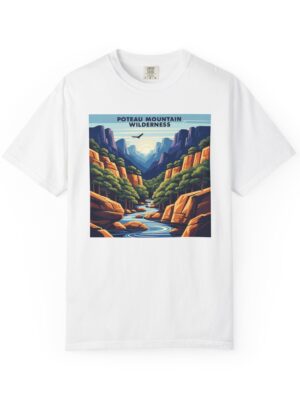 Poteau Mountain Wilderness WPA Style Unisex T-shirt