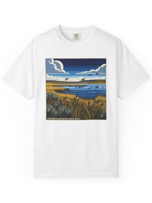 Mortenson Lake National Wildlife Refuge WPA Style Unisex T-shirt
