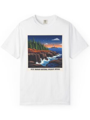 Petit Manan National Wildlife Refuge WPA Style Unisex T-shirt