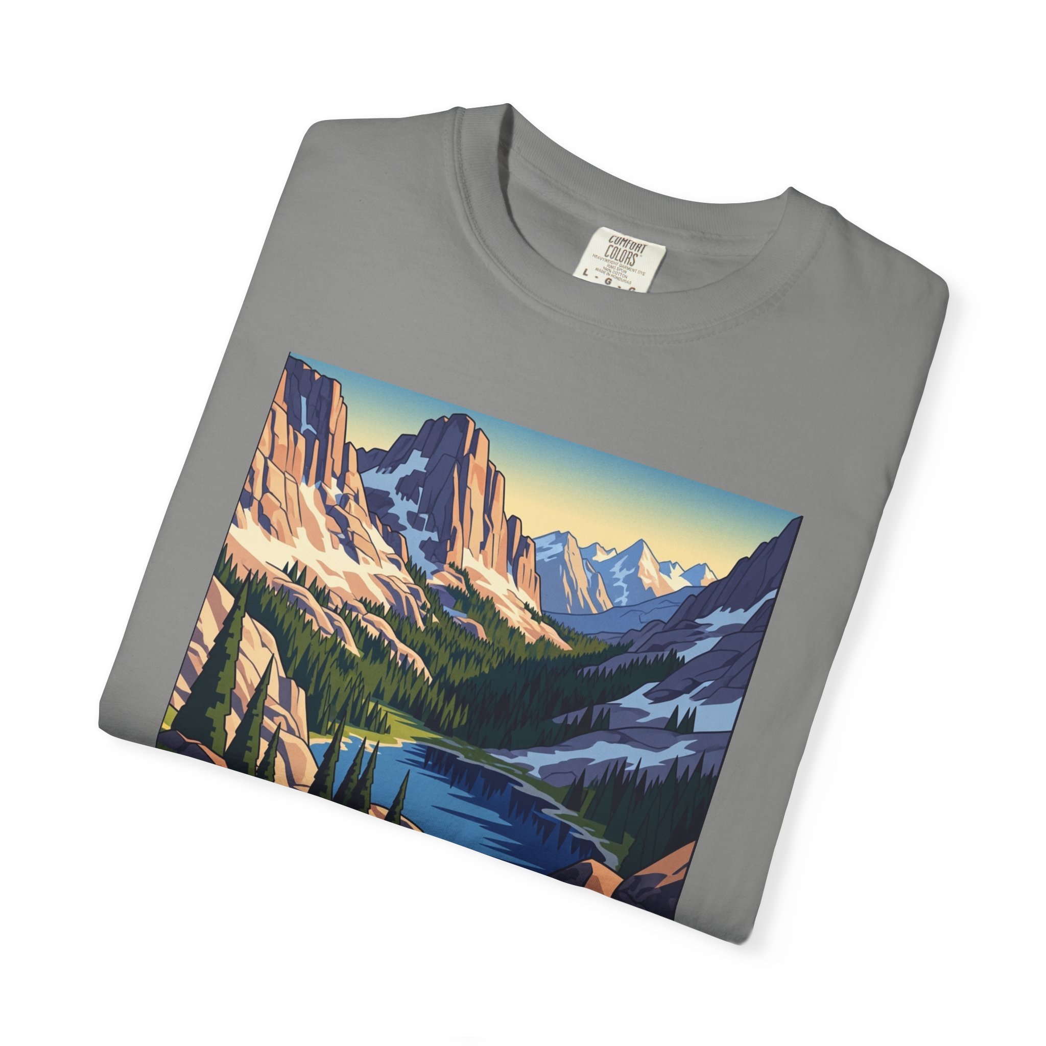 Sheep Mountain Wilderness WPA Style Unisex T-shirt - Image 9