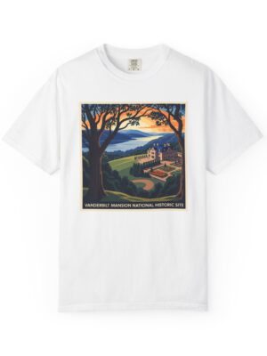 Vanderbilt Mansion National Historic Site WPA Style Unisex T-shirt