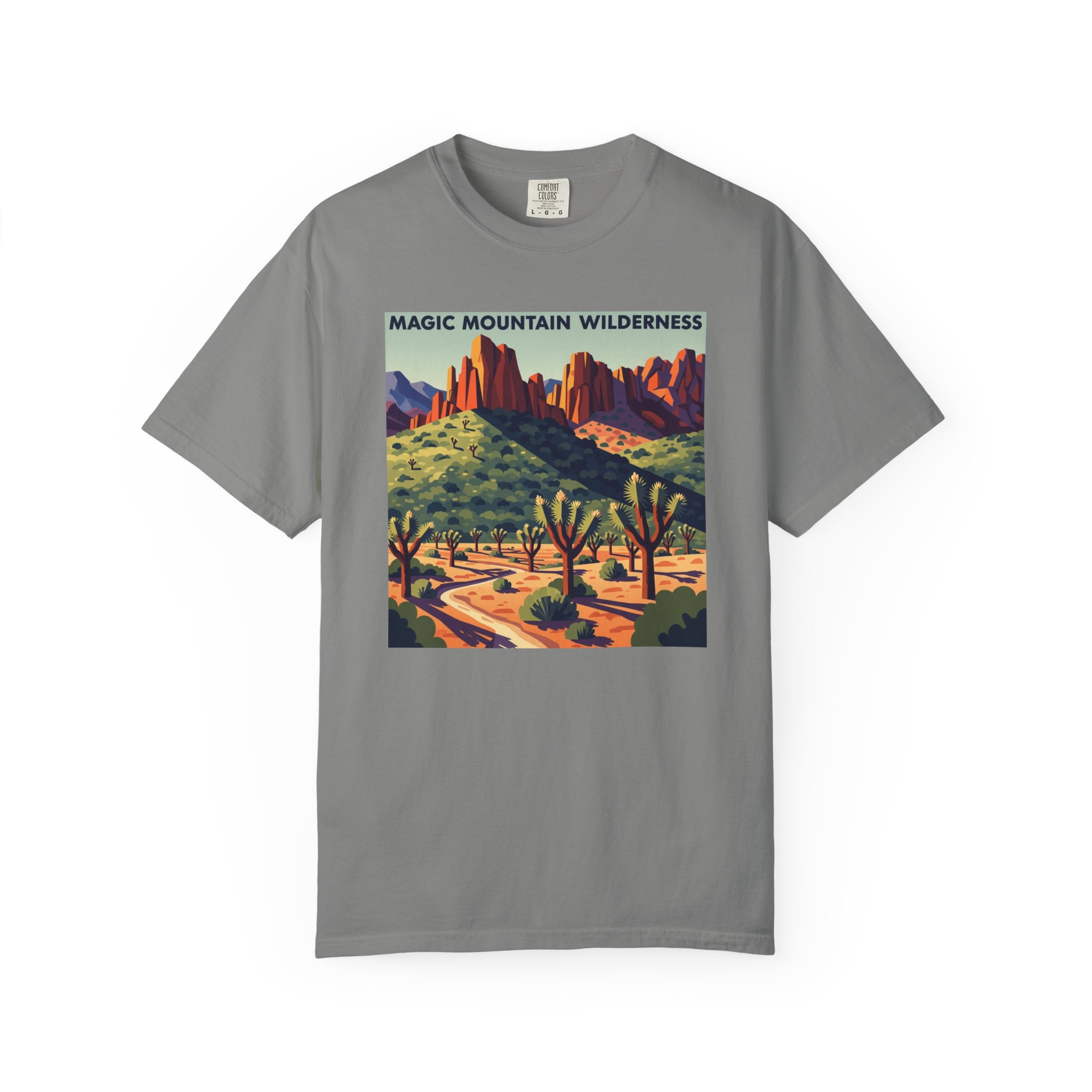 Magic Mountain Wilderness WPA Style Unisex T-shirt - Image 7