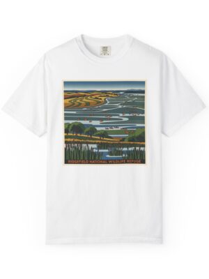 Ridgefield National Wildlife Refuge WPA Style Unisex T-shirt