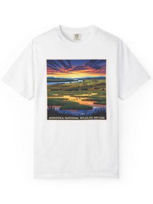 Minidoka National Wildlife Refuge WPA Style Unisex T-shirt