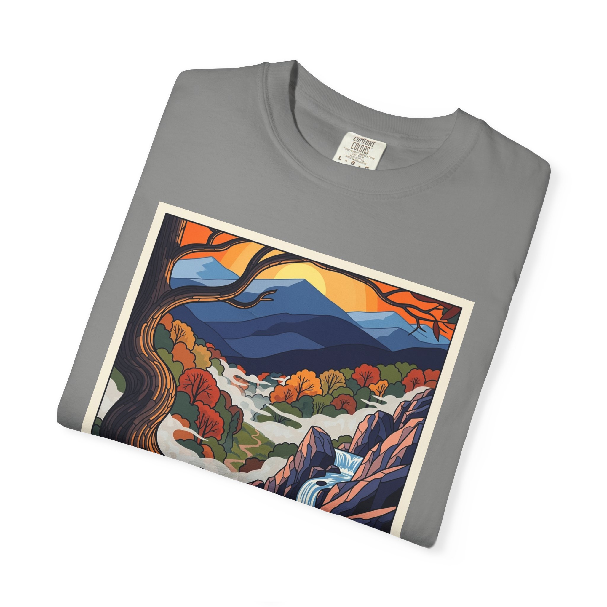 Shenandoah Wilderness WPA Style Unisex T-shirt - Image 9