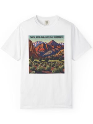 Santa Rosa–Paradise Peak Wilderness WPA Style Unisex T-shirt