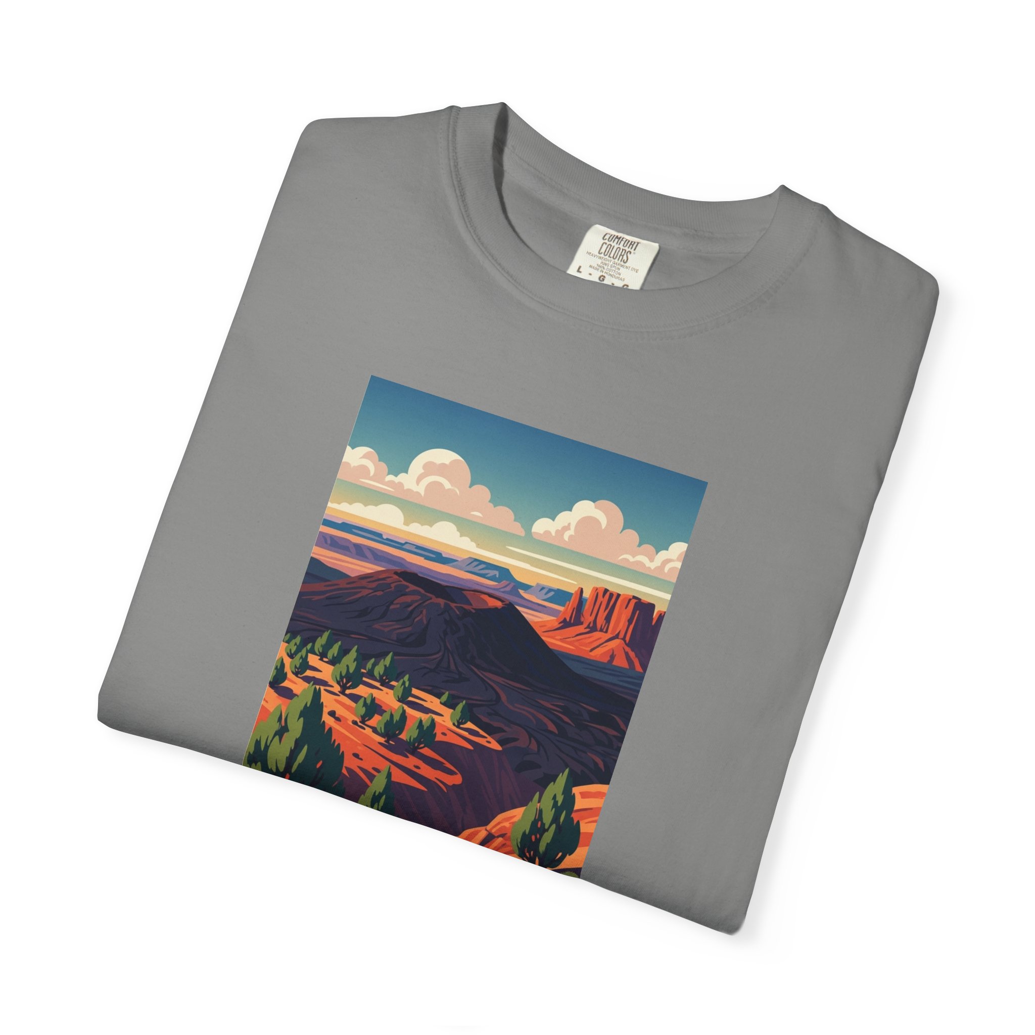 Malpais Mesa Wilderness WPA Style Unisex T-shirt - Image 9