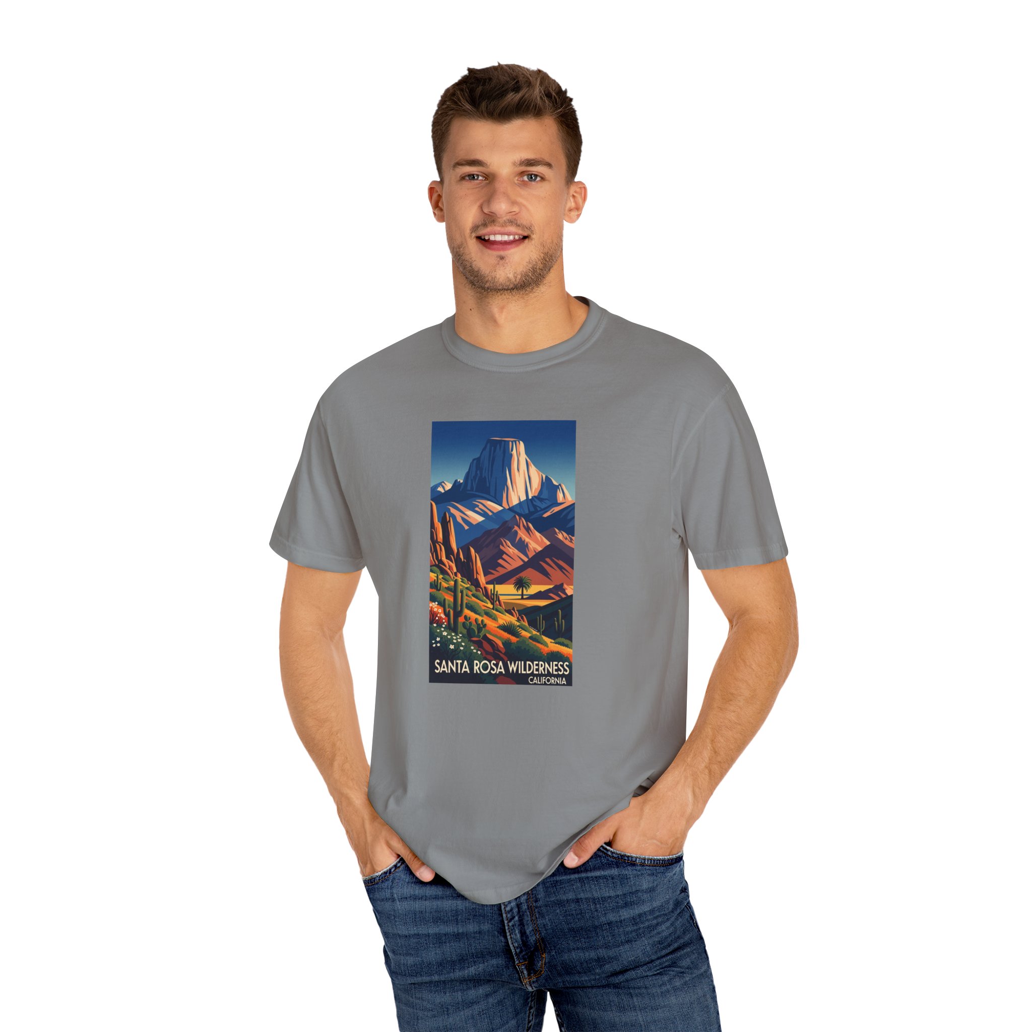 Santa Rosa Wilderness WPA Style Unisex T-shirt - Image 10