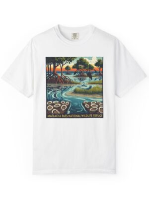 Matlacha Pass National Wildlife Refuge WPA Style Unisex T-shirt