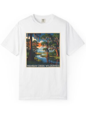 Wambaw Creek Wilderness WPA Style Unisex T-shirt