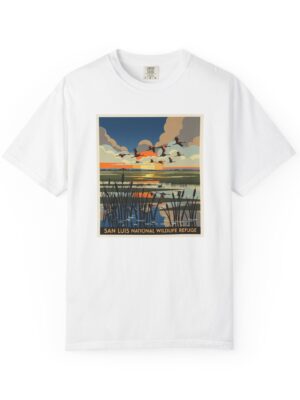 San Luis National Wildlife Refuge WPA Style Unisex T-shirt